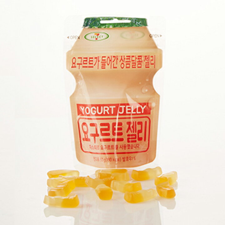 楽天市場 送料無料 ヨーグルトゼリー ヨーグルトグミ 50g 10袋 ゼリー グミ 韓国お菓子 お菓子 おやつ プレゼント 大きいサイズのlylon Japan