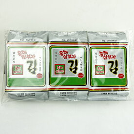 【送料無料】ホンへ 三父子 サンブジャ 海苔 お弁当用 3個入りX24袋 三父子 韓国 のり ふりかけ さんぶじゃ サンブザ