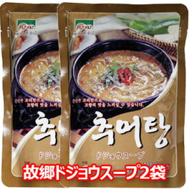 【送料無料】故郷 コヒャン チュオタン ドジョウスープ 500g 2袋 韓国 食品 料理 食材 レトルト コク深い チゲ 鍋 保存食 非常食 防災食