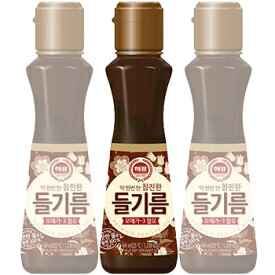 えごま油 320ml 100% 1本 ヘピョ えごま油 エゴマオイル オメガ3 韓国 食品 料理 調味料 胡麻油 食材