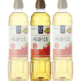 清浄園 りんご酢 リンゴ酢 900g x 1本 100%韓国産りんごで 作り上げた 果物発酵酢 韓国 食品 食材 料理 調味料