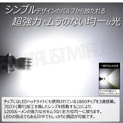 LEDT10超拡散フロストレンズウェッジバルブ1860チップ600lmホワイトオレンジ白橙12V24V対応明るいシンプル目立たないシルバーアルミ拡散全方位ポジションランプライセンスナンバー灯ルームカーテシランプラゲッジウェルカム最新新型エムトラ