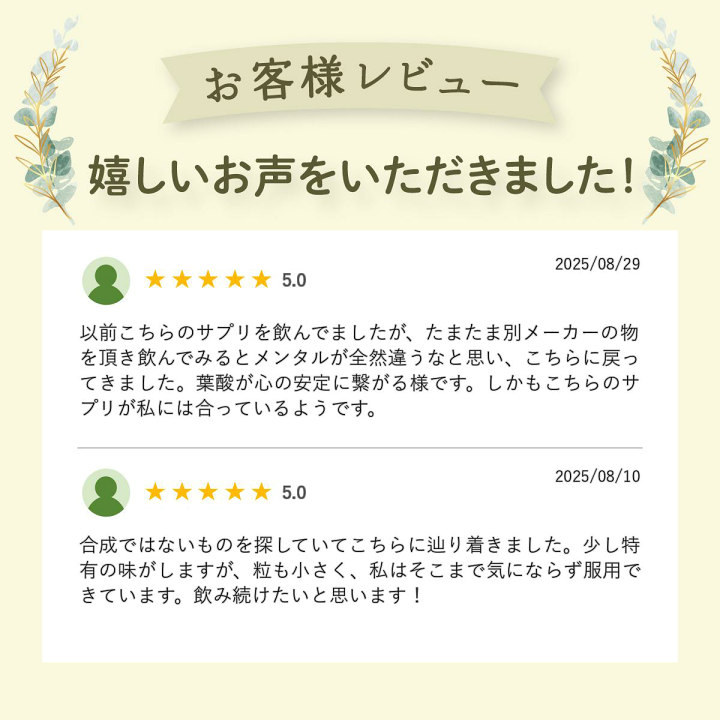 楽天市場】葉酸サプリ 2袋セット 葉酸 鉄 サプリ 無添加 サプリメント