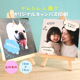 【新商品】キャンバスプリント 10cm 写真 印刷 キャンバス 写真パネル子供 かわいい 入園 入学 父の日 ペット 結婚式 記念 データ入稿 送料無料