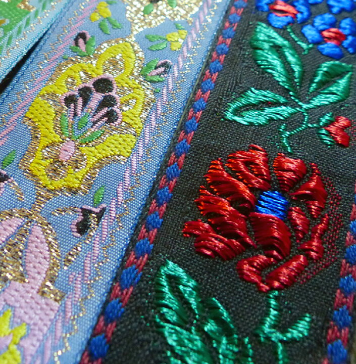 楽天市場】【最大2,000円OFFクーポンあり！】3cm幅 花柄刺繍チロリアン 