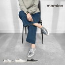 【20%OFF】美脚フラットシューズ　足が痛くない（なりにくい）1.0cmソール　シルバー　ホワイト　ブラック　黒　black　レディース　22.5cm〜24.5cm　日本製　ポインテッドトゥオックスフォードスニーカー（m1002）＜2025SS＞