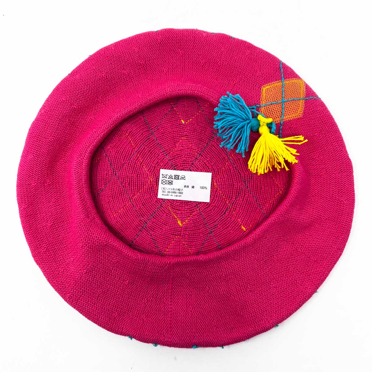 上質 レディース 帽子 バラ色の帽子