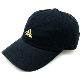 adidas（アディダス）BOS OC TWILL CAP（BLACK×GOLD）ツイルキャップ