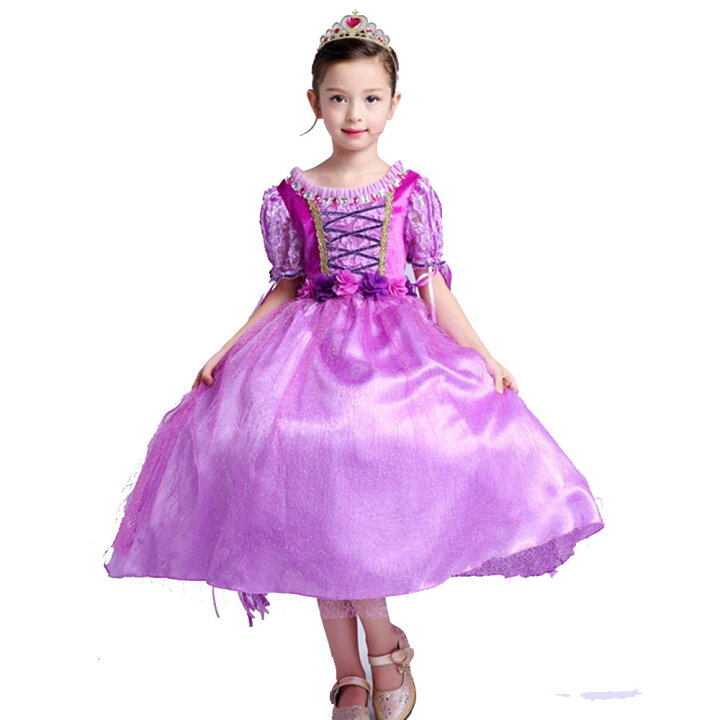 楽天市場 プリンセスドレス キッズ 子供 ハロウィン コスプレ なりきり 衣装 仮装 コスチューム お姫様 子供用 女の子 小学生 誕生日 プレゼント ラプンツェルドレス セット ラプンツェル姫 誕生会 Birthday Present 100cm 110cm 1cm 130cm 140cm 4歳 5歳 6歳 7歳 8歳