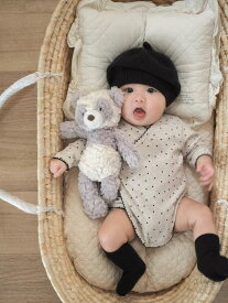 ≪お取り寄せ≫オリジナル 星 ロンパース 赤ちゃん ベビー 新生児 服 長袖 スター 女の子 男の子 ユニセックス 韓国 可愛い かわいい お洒落 おしゃれ 兄妹 姉妹 お揃い おそろい ペア プレゼント ギフト アイボリー ホワイト グレー