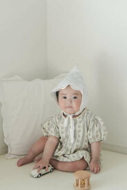 《即納》オリジナル 花柄 ロンパース ベビー 女の子 男の子 可愛い かわいい お洒落 おしゃれ 赤ちゃん 子供 服 韓国 80 90 人気 シンプル 新生児 姉妹 お揃い おそろい 春 夏 コーデ プレゼント ギフト