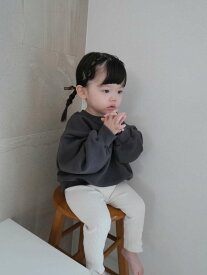 《即納》キッズ オリジナルトレーナー トップス スウェット 子供 子ども 男の子 女の子 ユニセックス 可愛い かわいい お洒落 おしゃれ シンプル カジュアル 無地 ブラック おすすめ プレゼント ギフト 兄弟 姉妹 お揃い おそろい ぺア リンク コーデ 韓国 manamama 秋 冬
