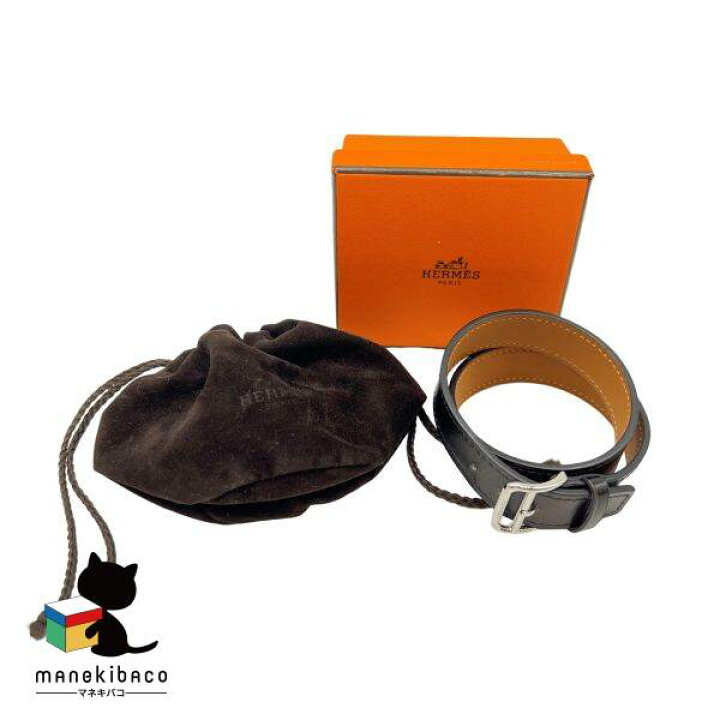 楽天市場】エルメス HERMES ブラック ブレスレット A刻印 ボックス 
