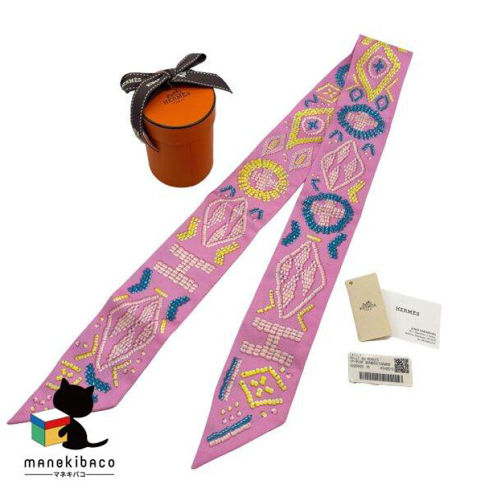 楽天市場】エルメス HERMES ピンク ツイリー ツイル スカーフ シルク  