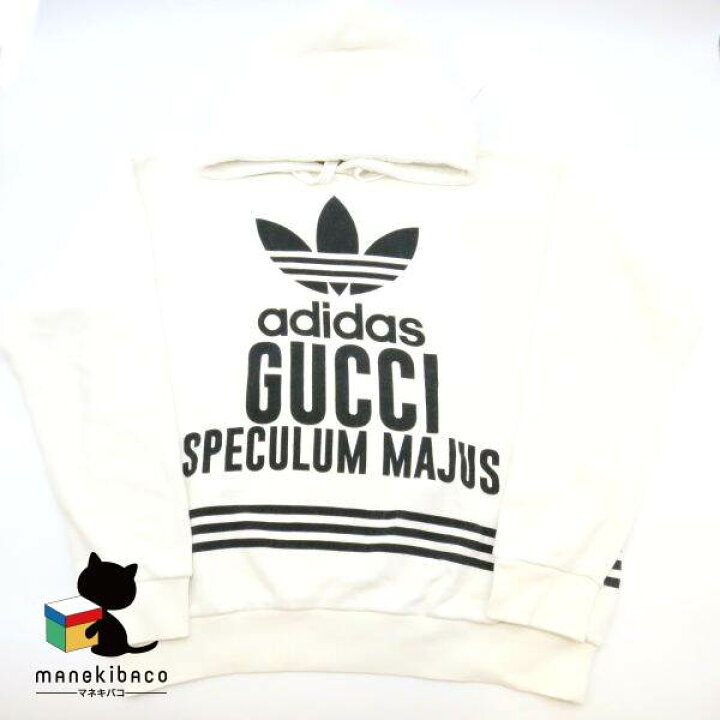 楽天市場】グッチ GUCCI ホワイト アディダスコラボ ロゴ エンブレム 
