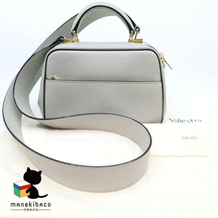 楽天市場】ヴァレクストラ Valextra グレー 未使用 セリエエッセミニ  