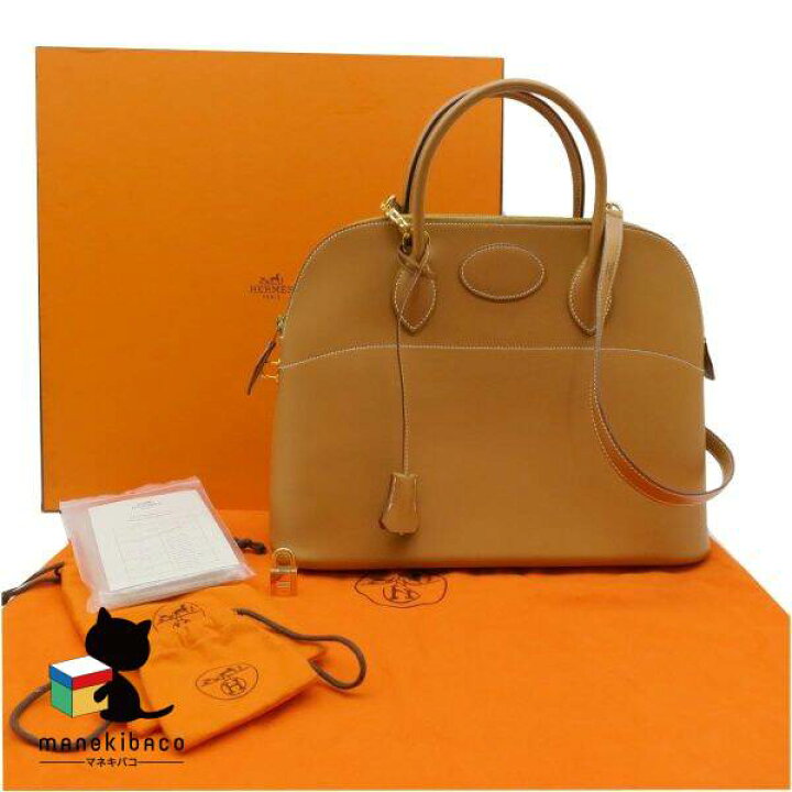 楽天市場】エルメス HERMES ブラウン ボリード35 ハンドバッグ 2WAY 