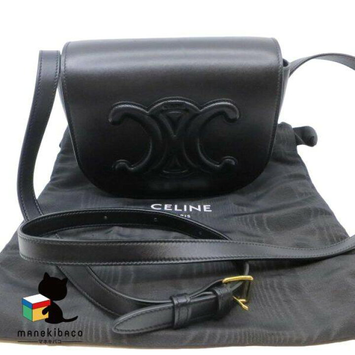 楽天市場】セリーヌ CELINE ブラック フォルコ キュイル トリオンフ  