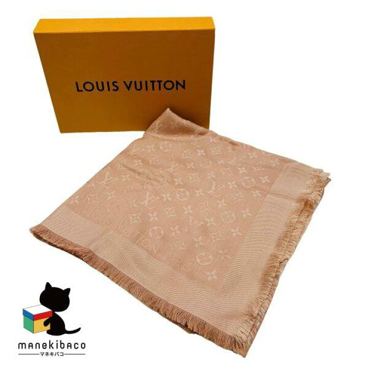 楽天市場】ルイ・ヴィトン LOUIS VUITTON ピンク M74441 ショール 