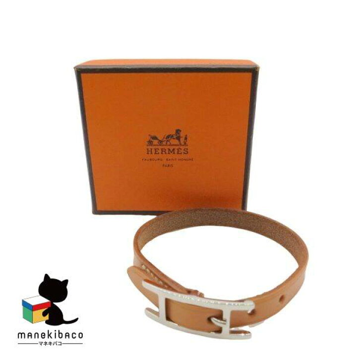 楽天市場】エルメス HERMES ライトブラウン アピ1 レザーブレス 
