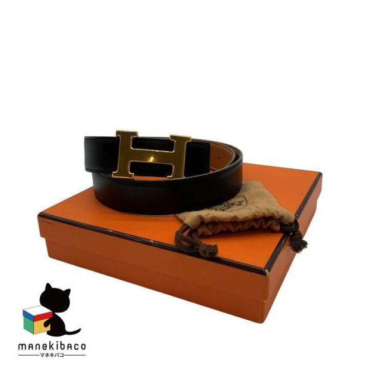 楽天市場】エルメス HERMES ブラック コンスタンス ベルト T刻印  