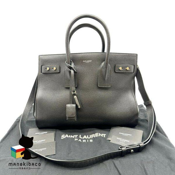 楽天市場】サンローラン Saint Laurent ブラック 新品同様 美品 サック 
