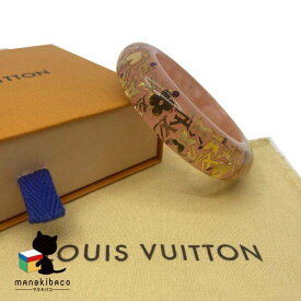 ルイヴィトン LOUIS VUITTON アンクルージョン ブラスレ ブレスレット バングル ピンク ゴールド 赤 箱 布袋 ランクA アクセサリー 【中古】