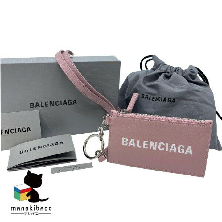 楽天市場】バレンシアガ BALENCIAGA ピンク 美品 カードケース コイン 