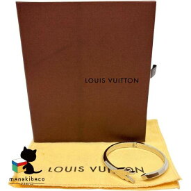 ルイヴィトン LOUIS VUITTON シルバー M00051 カフVVV ブレスレット シルバー ブランド ファッション小物 アクセサリー プレゼント ギフト 布袋 ランクA アクセサリー 【中古】