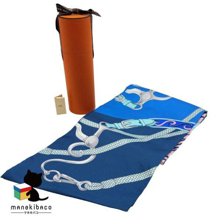 楽天市場】エルメス HERMES マキシツイリー スカーフ シルク ブルー 青 