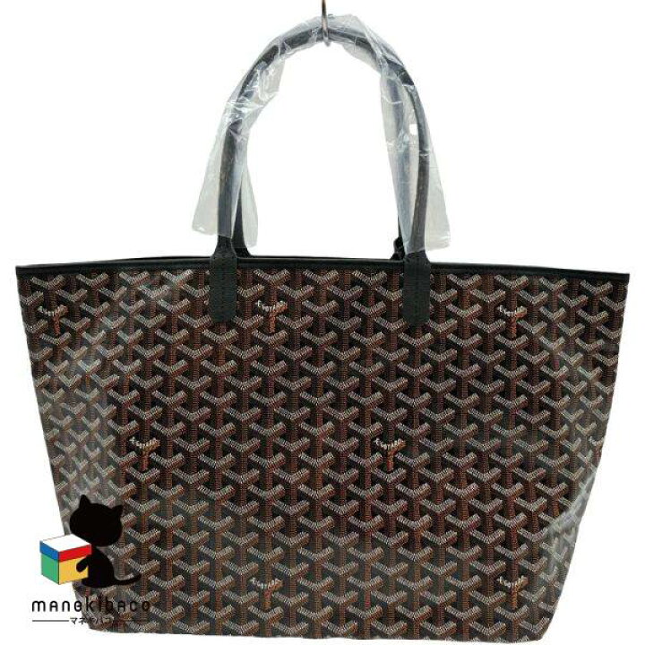 楽天市場】ゴヤール GOYARD ブラック 美品 サンルイPM 黒 トートバッグ 