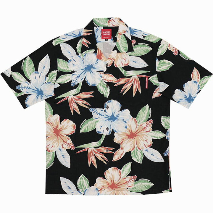 楽天市場 かりゆしウェア 沖縄アロハ アロハシャツ Mango House マンゴハウス 国産 リゾート 結婚式 お揃い ペア メンズ ロハスハイビー マンゴハウス 楽天市場店