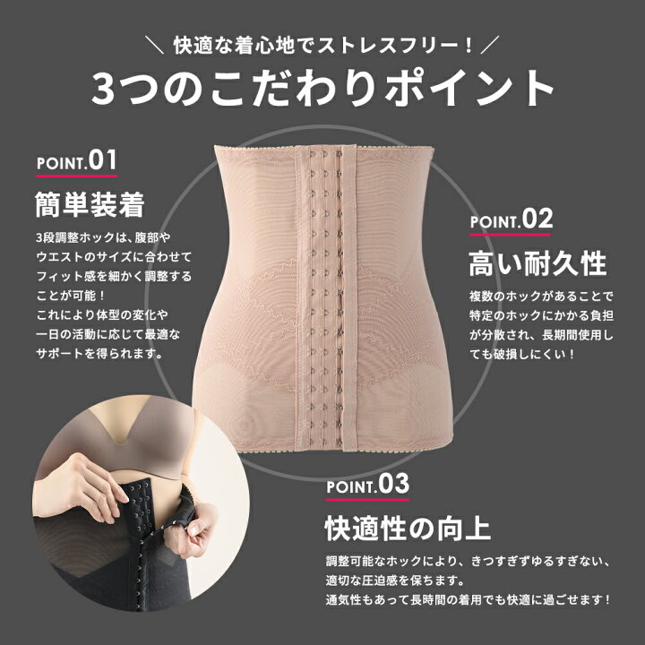 楽天市場】コルセット ダイエット お腹 引き締め 下腹 ぽっこり 痩せる 