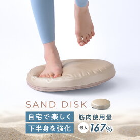【 サンドステッパーシリーズ 第2弾 】サンドディスク SAND DISK バランスディスク バランスクッション ステッパー 体幹 トレーニング 器具 グッズ 踏み台昇降 足踏み ダイエット 筋トレ 鍛える ストレッチ 内転筋 下半身 運動不足 解消 座ったまま 静音 自宅 室内 簡単 つぼ