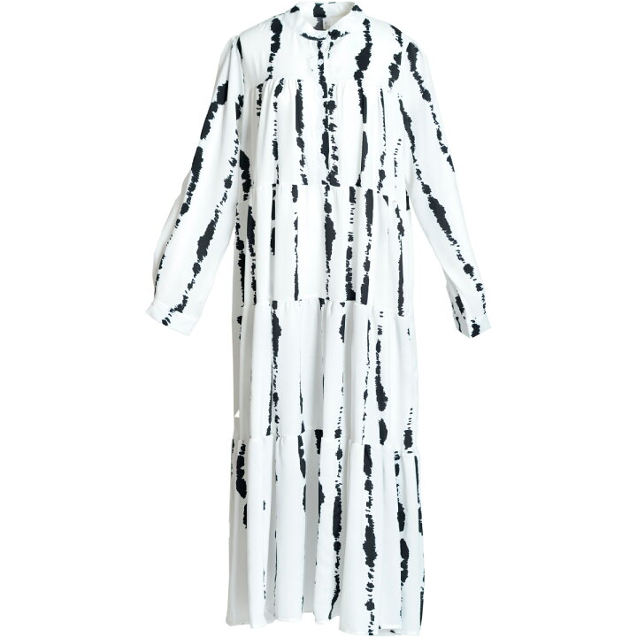 楽天市場】ティアードワンピース ワンピース レディース 秋 冬 長袖 柄  