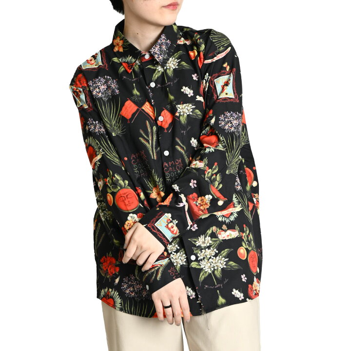 楽天市場】【期間限定50%OFF】柄シャツ メンズ レディース 長袖 シャツ 