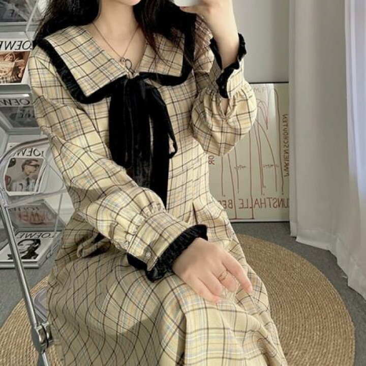 楽天市場 量産型 参戦服 お嬢様 韓国 ゆめかわいい やみかわいい 原宿系 地雷系 ワンピース ガーリー オルチャン チェック柄 フリル 春 秋 冬 長袖 ロング丈 おしゃれ 可愛い ビッグカラ ビッグ襟 レトロ リボンタイ 清楚 デート お呼ばれ 女子会 演奏会 レディース 楽天市場 量産型 参戦服 お嬢様 韓国 ゆめかわいい やみかわいい 原宿系 地雷系 ワンピース ガーリー オルチャン チェック柄 フリル 春 秋 冬 長袖 ロング丈 おしゃれ 可愛い ビッグカラ ビッグ襟 レトロ リボンタイ 清楚 デート お呼ばれ 女子会 演奏会 レディース