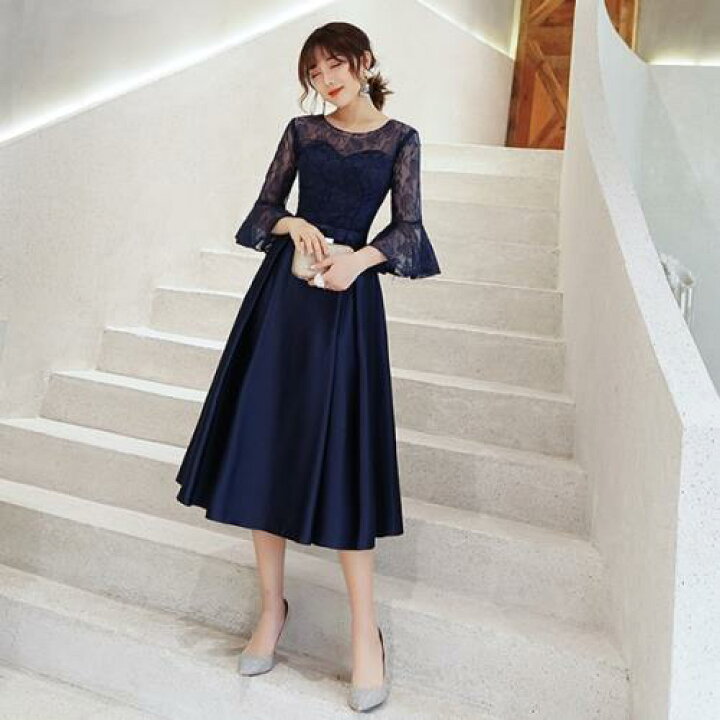 楽天市場】お呼ばれドレス 結婚式 パーティドレス 結婚式お呼ばれ 