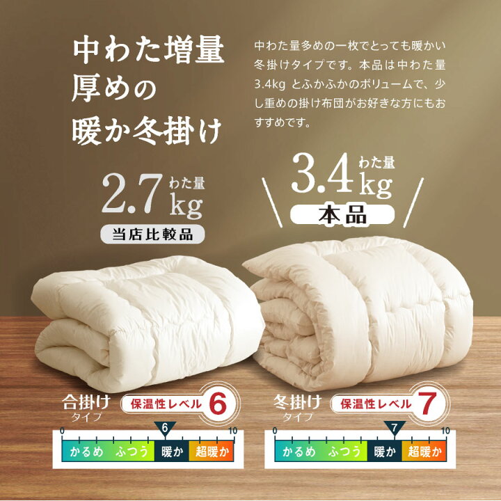 楽天市場】日本製 羊毛100％ 掛け布団 ダブル ロング 羊毛 国産 