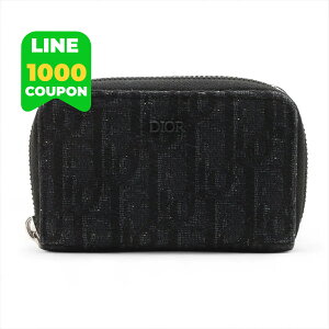 Christian Dior◇コインケース/--/NVY/総柄/レディース ディオール 