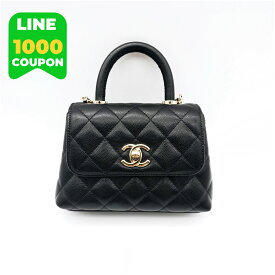シャネル ココハンドル19 xxs ミニミニ キャビアスキン ブラック CHANEL ショルダーバッグ ハンドバッグ レディース 人気 ランダム番 ブランド