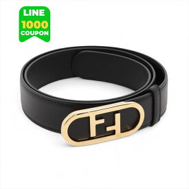 フェンディ ベルト ブラック レザー FENDI メンズ レディース 本革 ブランドベルト 人気 サイズ80