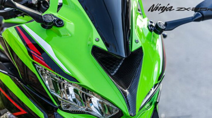 楽天市場】カワサキ Ninja ZX-25R カーボン ラムエアダクトカバー 
