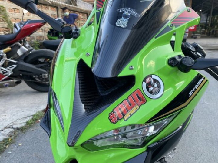 楽天市場】カワサキ Ninja ZX-25R カーボン ラムエアダクトカバー 