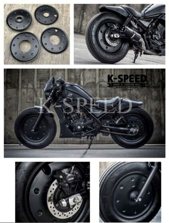 楽天市場 ホンダ レブル250 レブル500 Diablo ホイール カバー 1台分 Krb00 Masamune楽天市場店