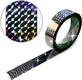 【レビューで100円クーポン】【ホログラムテープ】粘着あり デコレーション ラッピング用に【約24mm×50m】1巻 きらきらぷんぷん丸 HG-004