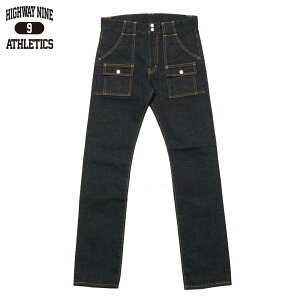 HIGHWAY NINE �n�C�E�F�C�i�C�� STRETCH RED LINE BUSH STRAIGHT / INDIGO