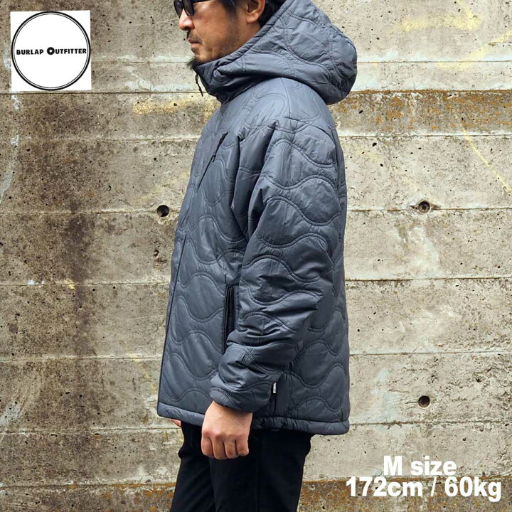 BURLAP OUTFITTER バーラップアウトフィッター REFLEX PULLOVER Vネック ナイロンプルオーバーシャツ ピステ メンズ M RAVEN