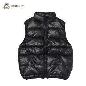 TOASTY DOWN VEST / BLACK / TRAIL BUM �g���C���o�� NANGA �i���K