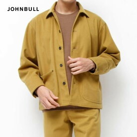 【¥1,500クーポン配布中】 ジョンブル johnbull Johnbull カバーオール メンズ ブラッシュドカバーオール 秋冬商品 マスタード/ブラック JM234L05 裏起毛 アウター メンズ 服 ブランド メンズブルゾン春